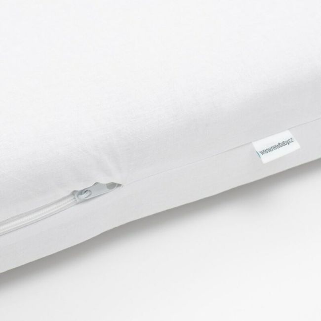 Saltea patut, New Baby, Standard, Din spuma poliuretanica, Cu husa detasabila, Din bumbac, 120x60x6 cm, Alb BYN53006