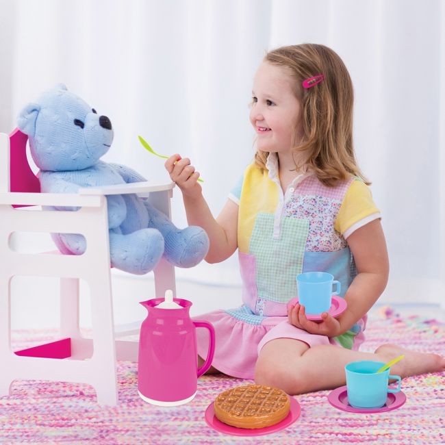 Set de servit ceaiul pilsan hamarat two-tier tea pink hubpl-03-336-pk