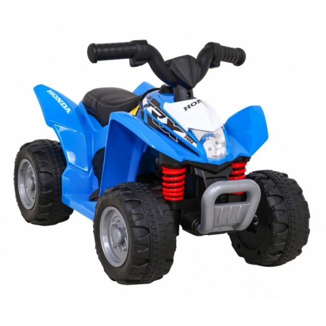 Atv electric honda 250x trx, roti din plastic, scaun tapitat, 64x38x43 cm, putere 30w - albastru edeedipa.h3.nie