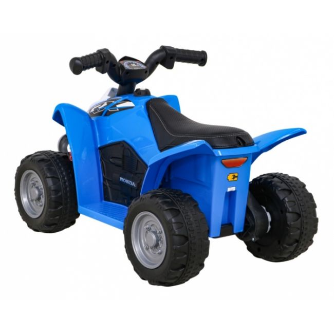 Atv electric honda 250x trx, roti din plastic, scaun tapitat, 64x38x43 cm, putere 30w - albastru edeedipa.h3.nie