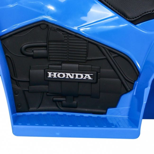 Atv electric honda 250x trx, roti din plastic, scaun tapitat, 64x38x43 cm, putere 30w - albastru edeedipa.h3.nie