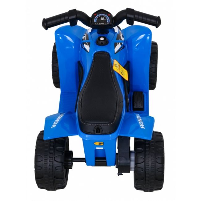 Atv electric honda 250x trx, roti din plastic, scaun tapitat, 64x38x43 cm, putere 30w - albastru edeedipa.h3.nie