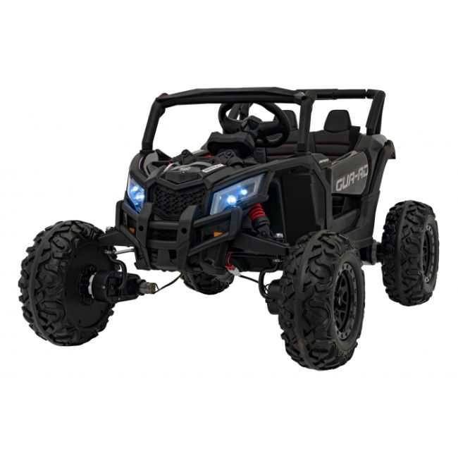 Atv electric cu telecomanda buggy defend 4 x 4 jh-105, roti eva, scaun tapitat, 106x75x59 cm, putere 140w - negru edeedipa.jh-105.cz