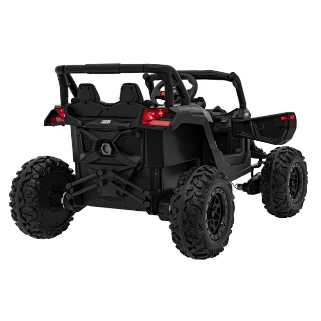 Atv electric cu telecomanda buggy defend 4 x 4 jh-105, roti eva, scaun tapitat, 106x75x59 cm, putere 140w - negru edeedipa.jh-105.cz