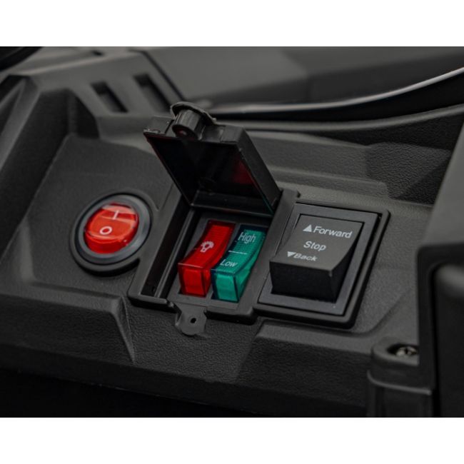Atv electric cu telecomanda buggy defend 4 x 4 jh-105, roti eva, scaun tapitat, 106x75x59 cm, putere 140w - negru edeedipa.jh-105.cz