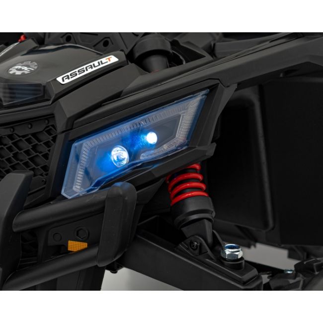 Atv electric cu telecomanda buggy defend 4 x 4 jh-105, roti eva, scaun tapitat, 106x75x59 cm, putere 140w - negru edeedipa.jh-105.cz