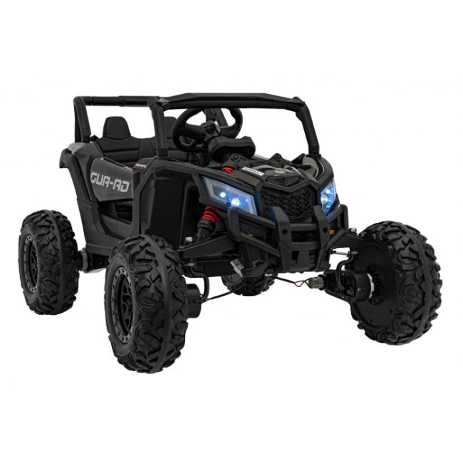 Atv electric cu telecomanda buggy defend 4 x 4 jh-105, roti eva, scaun tapitat, 106x75x59 cm, putere 140w - negru edeedipa.jh-105.cz