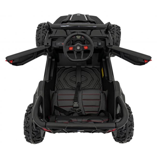 Atv electric cu telecomanda buggy defend 4 x 4 jh-105, roti eva, scaun tapitat, 106x75x59 cm, putere 140w - negru edeedipa.jh-105.cz