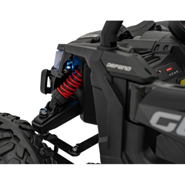 Atv electric cu telecomanda buggy defend 4 x 4 jh-105, roti eva, scaun tapitat, 106x75x59 cm, putere 140w - negru edeedipa.jh-105.cz