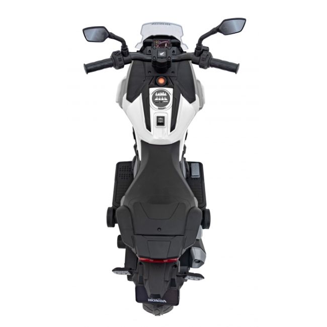 Motocicleta electrica honda nc750x, roti si scaun din plastic, 103x41x74 cm, putere 70w - alb edeedipa.tr2306.bia