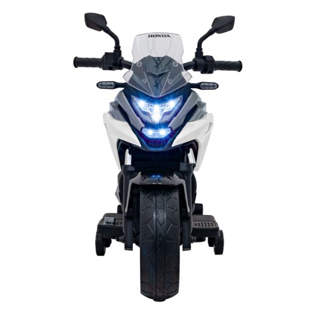 Motocicleta electrica honda nc750x, roti si scaun din plastic, 103x41x74 cm, putere 70w - alb edeedipa.tr2306.bia