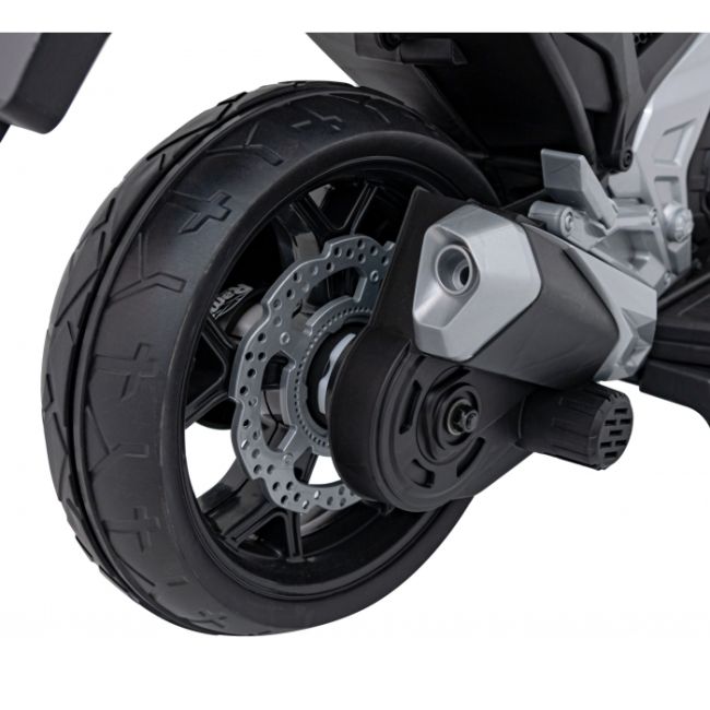 Motocicleta electrica honda nc750x, roti si scaun din plastic, 103x41x74 cm, putere 70w - alb edeedipa.tr2306.bia