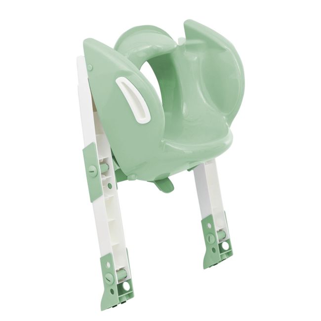 Reductor pentru toaleta cu scarita Kiddyloo Celadon Green DNBTHE1725/59