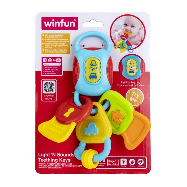 WINFUN BRELOC CHEI CU SUNETE SI LUMINI VIVWin000185