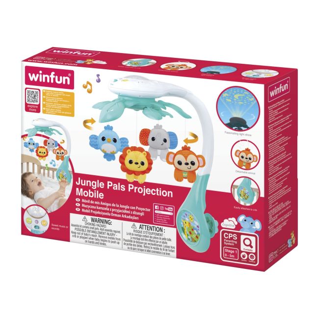 WINFUN PROIECTOR MOBIL ANIMALUTE DIN JUNGLA VIVWin240101
