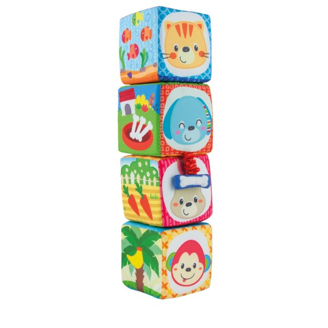 WINFUN SET 4 CUBURI STIVUIBILE DIN MATERIAL TEXTIL VIVWin000178