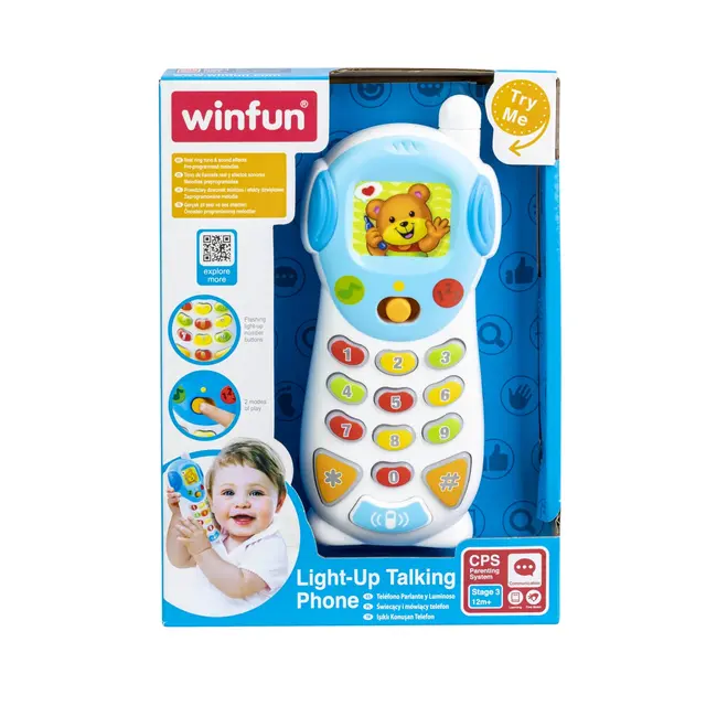 WINFUN TELEFON CU SUNETE SI LUMINI VIVWin000619