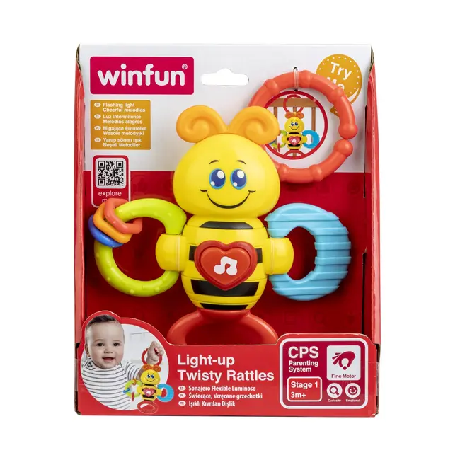 WINFUN ZORNAITOARE ALBINUTA CU SUNETE SI LUMINI VIVWin000625