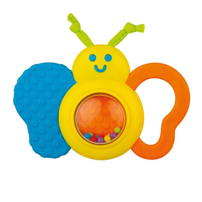 WINFUN ZORNAITOARE FLUTURAS CU JUCARIE DE DENTITIE VIVWin000183