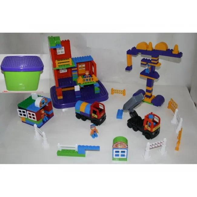 Cuburi constructie Construction Site 214 buc 013888/10 00086479