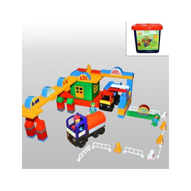 Cuburi constructie Gas Station 116 buc 013888/04 00086473