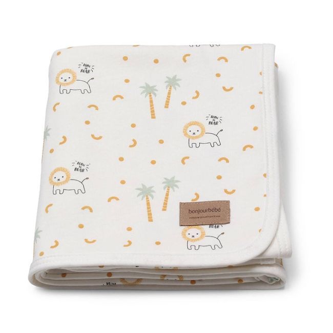 Paturica Usoara Pentru Copii, Multifunctionala, Bumbac Jersey, 65x80 Nairobi Mustard Pjb06na41-048