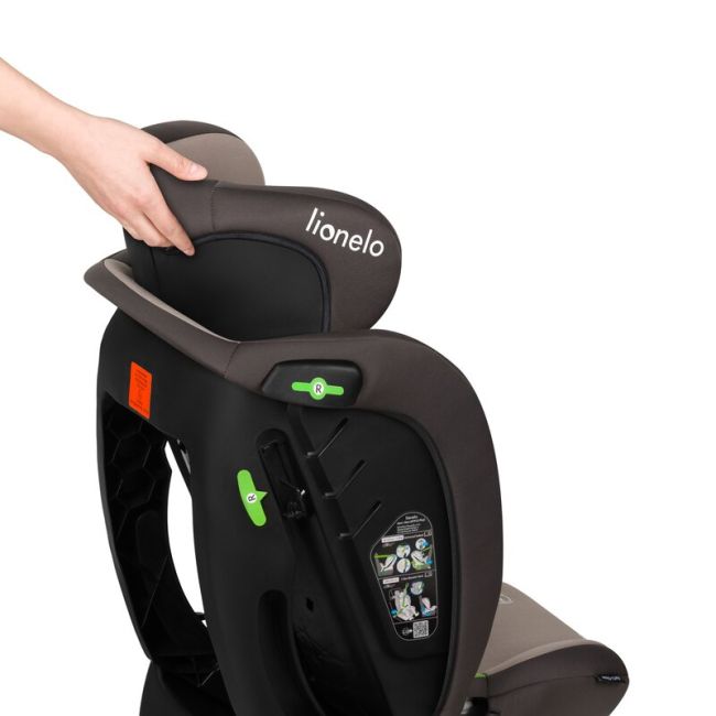 Scaun auto, Lionelo, Aart i-Size, Cu spatar inclinabil in 4 pozitii, Cu tetiera reglabila in 13 pozitii, 0-36 Kg, 40-150 cm, Cu centura siguranta in 3 puncte, Conform cu ECE R129/03, Bej BYNLO-AART_I-SIZE_BEIGE_LATTE