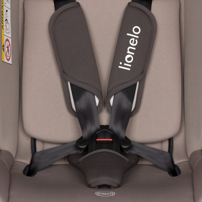 Scaun auto, Lionelo, Aart i-Size, Cu spatar inclinabil in 4 pozitii, Cu tetiera reglabila in 13 pozitii, 0-36 Kg, 40-150 cm, Cu centura siguranta in 3 puncte, Conform cu ECE R129/03, Bej BYNLO-AART_I-SIZE_BEIGE_LATTE