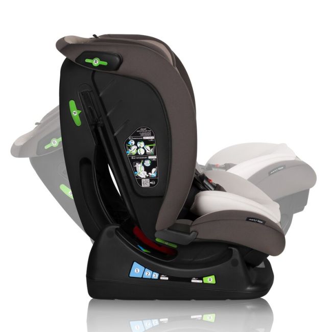 Scaun auto, Lionelo, Aart i-Size, Cu spatar inclinabil in 4 pozitii, Cu tetiera reglabila in 13 pozitii, 0-36 Kg, 40-150 cm, Cu centura siguranta in 3 puncte, Conform cu ECE R129/03, Bej BYNLO-AART_I-SIZE_BEIGE_LATTE