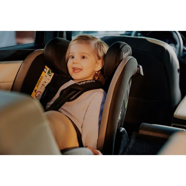 Scaun auto, Lionelo, Aart i-Size, Cu spatar inclinabil in 4 pozitii, Cu tetiera reglabila in 13 pozitii, 0-36 Kg, 40-150 cm, Cu centura siguranta in 3 puncte, Conform cu ECE R129/03, Bej BYNLO-AART_I-SIZE_BEIGE_LATTE