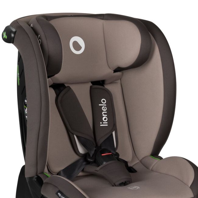 Scaun auto, Lionelo, Aart i-Size, Cu spatar inclinabil in 4 pozitii, Cu tetiera reglabila in 13 pozitii, 0-36 Kg, 40-150 cm, Cu centura siguranta in 3 puncte, Conform cu ECE R129/03, Bej BYNLO-AART_I-SIZE_BEIGE_LATTE