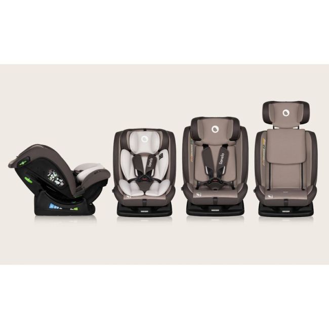 Scaun auto, Lionelo, Aart i-Size, Cu spatar inclinabil in 4 pozitii, Cu tetiera reglabila in 13 pozitii, 0-36 Kg, 40-150 cm, Cu centura siguranta in 3 puncte, Conform cu ECE R129/03, Bej BYNLO-AART_I-SIZE_BEIGE_LATTE