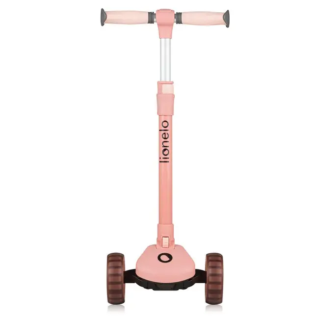 Trotineta, Lionelo, Franky, Multifunctionala, Pliabila, Pana la 50 kg, Bicicleta cu 3 roti si trotineta de echilibru, Ghidon reglabil, Sezut detasabil, Roti cu LED, Conform cu EN71, EN62115, 12 luni+, Roz BYNLO-FRANKY_PINK_ROSE