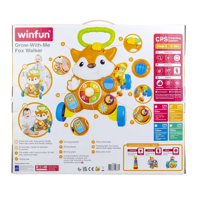 WINFUN ANTEMERGATOR VULPE CU LUMINI SI SUNETE VIVWin000878