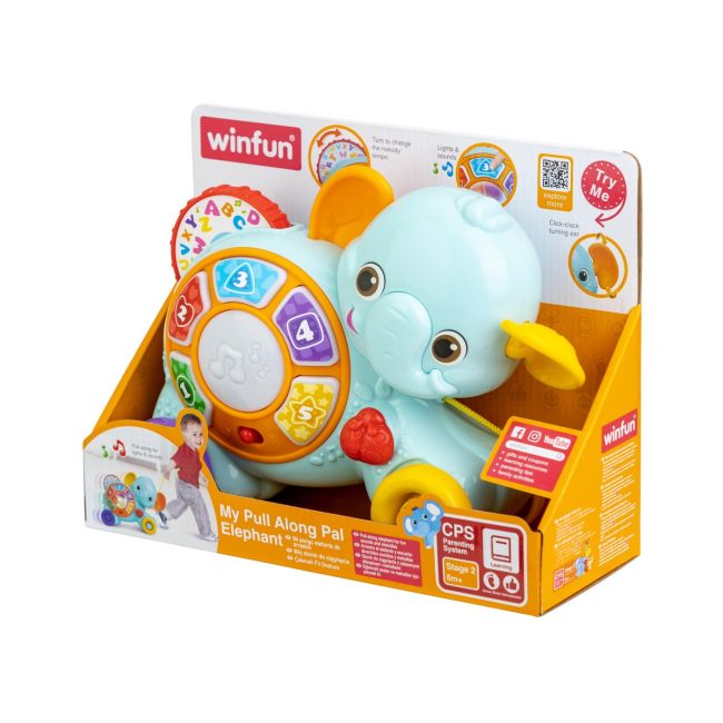 WINFUN JUCARIE DE TRAS ELEFANT CU SUNETE SI LUMINI VIVWin230202