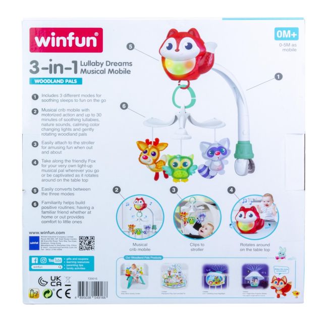 WINFUN PROIECTOR 3 IN 1 VULPITA VIVWin720015