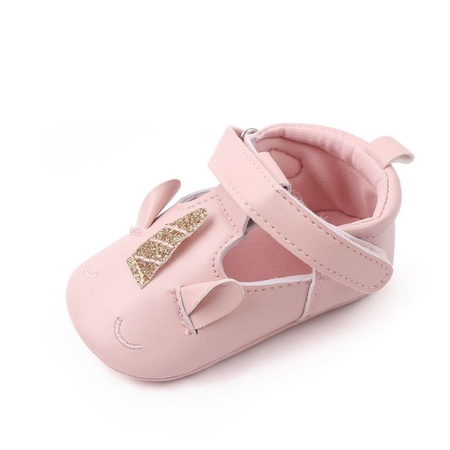 Pantofi roz cu design unicorn pentru fetite csbh2229-va3