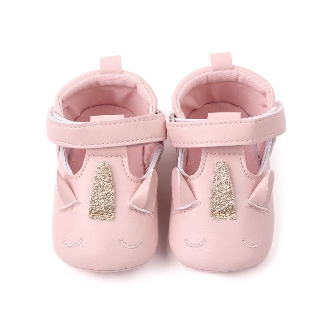 Pantofi roz cu design unicorn pentru fetite csbh2229-va3