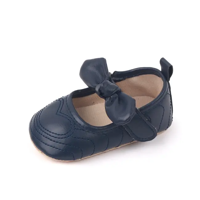 Pantofiori bleumarine pentru fetite - heart csbh2287-1-va2