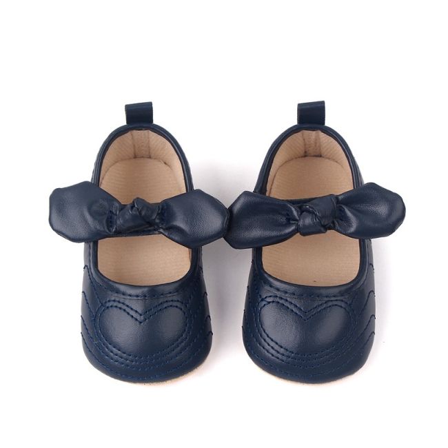 Pantofiori bleumarine pentru fetite - heart csbh2287-1-va2