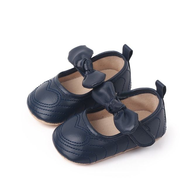 Pantofiori bleumarine pentru fetite - heart csbh2287-1-va2