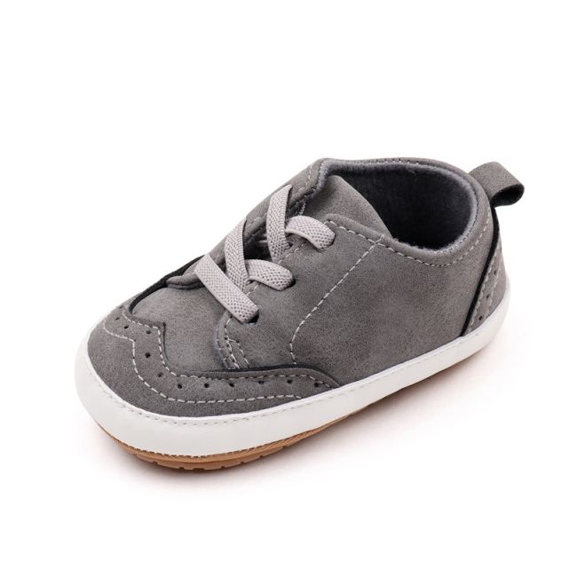 Pantofiori gri pentru bebelusi - kary csbbw7087-2-va2