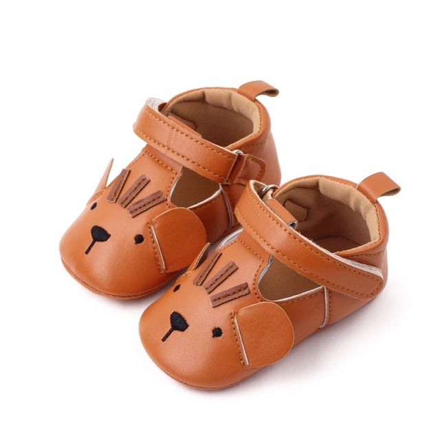 Pantofiori maro pentru fetite - soricel chbh2227-va2