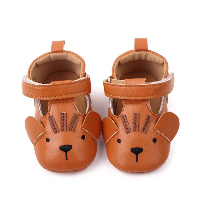 Pantofiori maro pentru fetite - soricel chbh2227-va2
