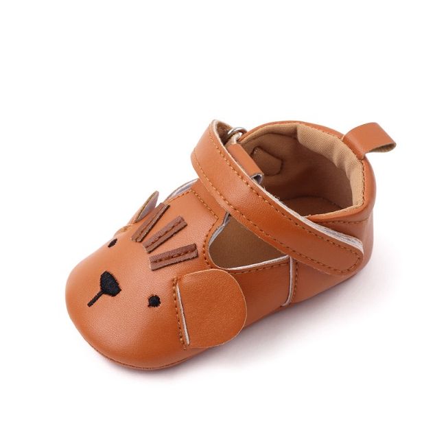Pantofiori maro pentru fetite - soricel chbh2227-va2