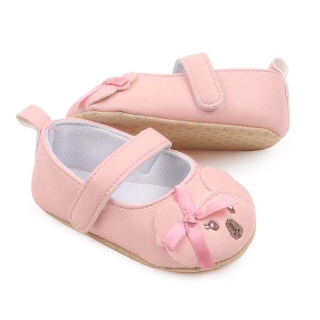 Pantofiori roz pentru fetite - sweety teddy csbjz3158-1-va3