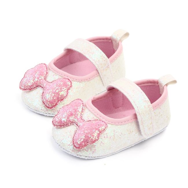 Pantofiori sclipitori cu fundite roz chd2240-3-va3