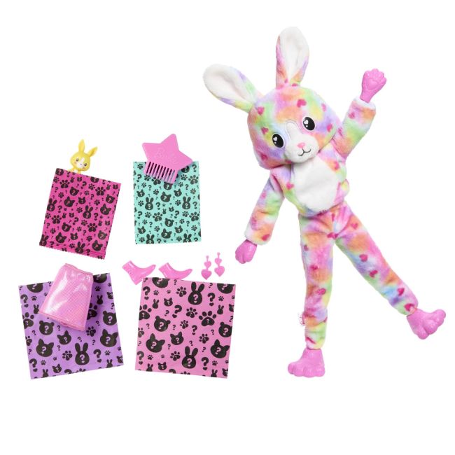 BARBIE PAPUSA BARBIE CUTIE REVEAL IEPURAS VIVMTHRK38