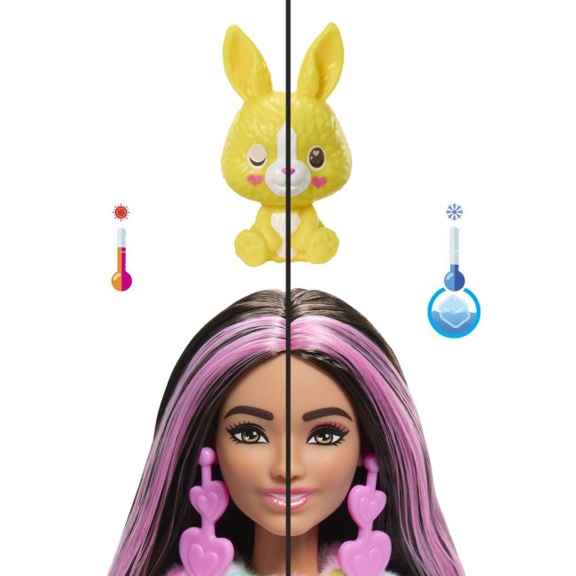 BARBIE PAPUSA BARBIE CUTIE REVEAL IEPURAS VIVMTHRK38