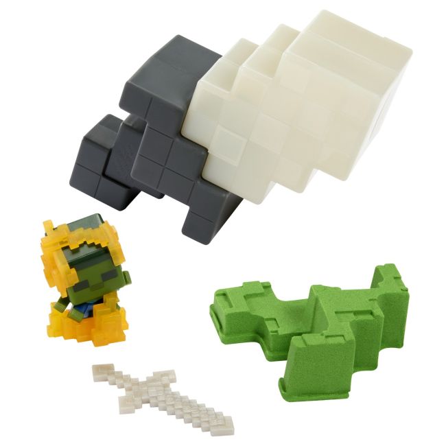 MINECRAFT MINI MODE SET EXPLORARE MINIERA GRI SI ALB VIVMTHTK99_HTL02